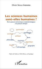 E-book, Les sciences humaines sont-elles humaines ? : de la posture sémantique et épistémologique à la posture éthique, Nkulu Kabamba, Olivier, L'Harmattan