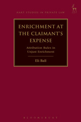 eBook, Enrichment at the Claimant's Expense, Hart Publishing