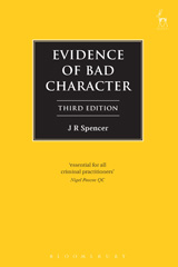 E-book, Evidence of Bad Character, Hart Publishing