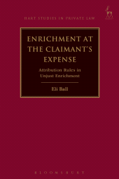 E-book, Enrichment at the Claimant's Expense : Attribution Rules in Unjust Enrichment, Hart Publishing