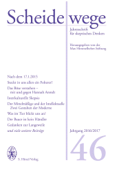 E-book, Scheidewege : Jahresschrift für skeptisches Denken. Jahrgang 46 - 2016/2017, S. Hirzel Verlag GmbH