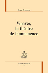 E-book, Vinaver, le théâtre de l'immanence, Honoré Champion