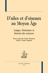 eBook, D'ailes et d'oiseaux au Moyen Âge : Langue, littérature et histoire des sciences, Honoré Champion