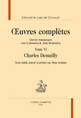 E-book, Oeuvres complètes : Oeuvres romanesques, Goncourt, Edmond de., Honoré Champion