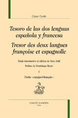 eBook, Tesoro de las dos lenguas espanola y francesa = : Trésor des deux langues françoise et espagnolle, Oudin, César, Honoré Champion