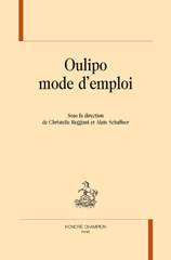 eBook, Oulipo mode d'emploi, Honoré Champion