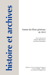 E-book, Autour des États généraux de 1614, Honoré Champion