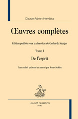 E-book, Oeuvres complètes : De l'esprit, Helvétius, Claude-Adrien, Honoré Champion