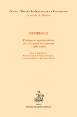 E-book, Dissensus : Pratiques et représentations de la diversité des opinions : 1500-1650, Honoré Champion