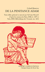 eBook, De la Penitance Adam, Mansion, Colard, active 15th century, Honoré Champion
