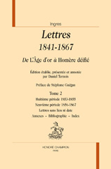 E-book, Lettres : 1841-1867, Ingres, Honoré Champion