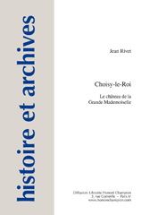 E-book, ChoisyleRoi, Honoré Champion
