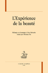 E-book, L'Expérience de la beauté, Honoré Champion