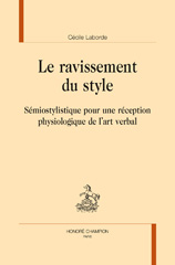 eBook, Le ravissement du style, Honoré Champion