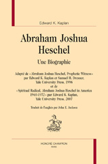 eBook, Abraham Joshua Heschel : Une biographie, Honoré Champion