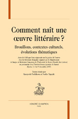 E-book, Comment naît une {oelig}uvres littéraire?, Honoré Champion