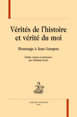 E-book, Vérités de l'histoire et vérité du moi : Hommage à Jean Garapon, Honoré Champion