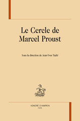 eBook, Le Cercle de Marcel Proust, Honoré Champion
