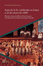 eBook, Auto de la fe, celebrado en Lima a 23 de enero de 1639, Montesinos, Fernando de., Iberoamericana Editorial Vervuert