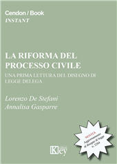 E-book, La riforma del processo civile : una prima lettura del disegno di legge delega, Key