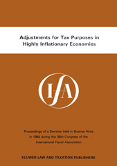 E-book, Adjustments for Tax Purposes in Highly Inflationary Economies, Association, International Fiscal, Kluwer Law International