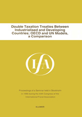 eBook, Double Taxation Treaties Between Industrialised and Developing Countries : OECD and UN Models, a Comparison, Kluwer Law International
