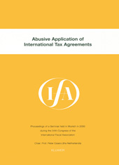 E-book, IFA : Abusive Application of International Tax Agreements, Kluwer Law International