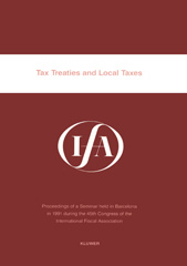 E-book, Tax Treaties and Local Taxes, Kluwer Law International