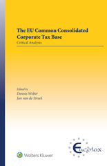 E-book, The EU Common Consolidated Corporate Tax Base : Critical Analysis, Kluwer Law International