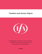 E-book, Taxation and Human Rights, Association, International Fiscal, Kluwer Law International