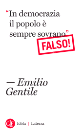E-book, "In democrazia il popolo è sempre sovrano" : (falso!), GLF Laterza