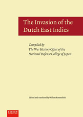E-book, The Invasion of the Dutch East Indies, Leiden University Press
