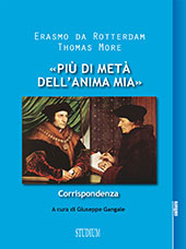 E-book, Più di metà dell'anima mia : corrispondenza, Erasmus, Desiderius, Edizioni Studium