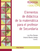 E-book, Elementos de didáctica de la matemática para el profesor de Secundaria, Ediciones Pirámide