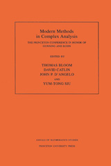 E-book, Modern Methods in Complex Analysis (AM-137) : The Princeton Conference in Honor of Gunning and Kohn. (AM-137), Princeton University Press