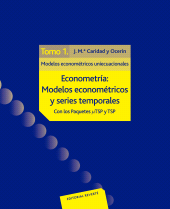 E-book, Econometría: modelos econométricos y series temporales. Tomo 1 : Con los paquetes micro-TSP y TSP, Reverte