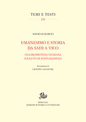 E-book, Umanesimo e storia da Said a Vico : una prospettiva vichiana sugli studi postcoloniali, Edizioni di storia e letteratura