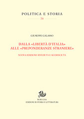 E-book, Dalla "libertà d'Italia" alle "preponderanze straniere", Galasso, Giuseppe, Edizioni di storia e letteratura