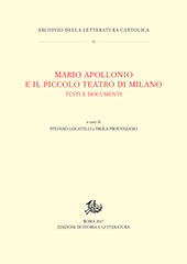 E-book, Mario Apollonio e il Piccolo Teatro di Milano : testi e documenti, Storia e letteratura