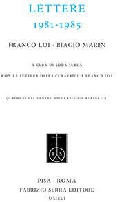 eBook, Lettere 1981-1985, Fabrizio Serra