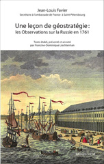 E-book, Une Leçon de géostratégie : les Observations sur la Russie en 1761, SPM