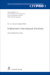 eBook, Enlèvement international d'enfants : Une perspective suisse, Stämpfli Verlag
