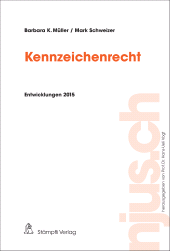 E-book, Kennzeichenrecht : Entwicklungen 2015, Stämpfli Verlag