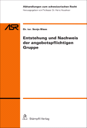 eBook, Entstehung und Nachweis der angebotspflichtigen Gruppe, Stämpfli Verlag
