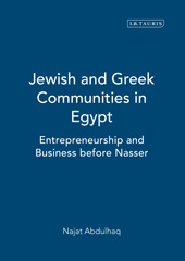 eBook, Jewish and Greek Communities in Egypt, I.B. Tauris