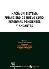 E-book, Hacia un sistema financiero de nuevo cuño : reformas pendientes y andantes, Tirant lo Blanch