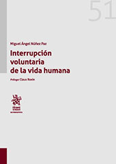 eBook, Interrupción voluntaria de la vida humana, Núñez Paz, Miguel Ángel, Tirant lo Blanch