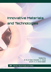 E-book, Innovative Materials and Technologies, Trans Tech Publications Ltd