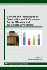 E-book, Materials and Technologies in Construction with Reference to Energy Efficiency and Sustainable Development, Trans Tech Publications Ltd