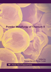 E-book, Powder Metallurgy of Titanium II, Trans Tech Publications Ltd